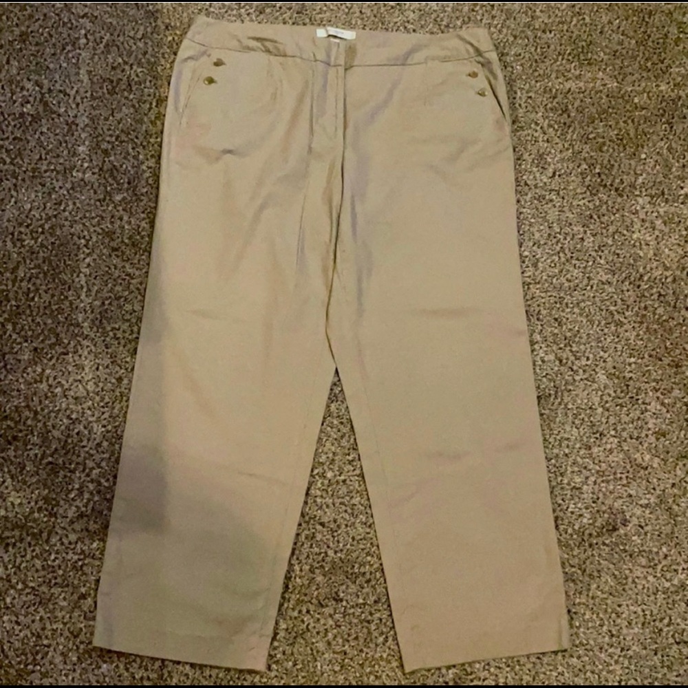 Size 18W Liz Claiborne khaki pants❤️❤️